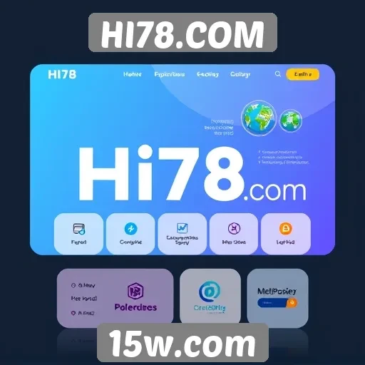 Interface do HI78.COM oferece experiência intuitiva